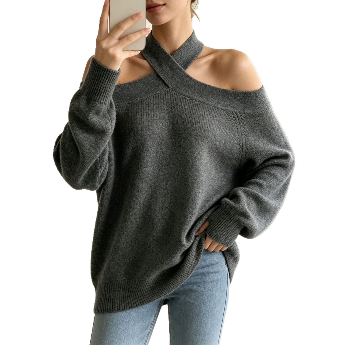 The Off-Shoulder Knit | Sizes S to 3XL