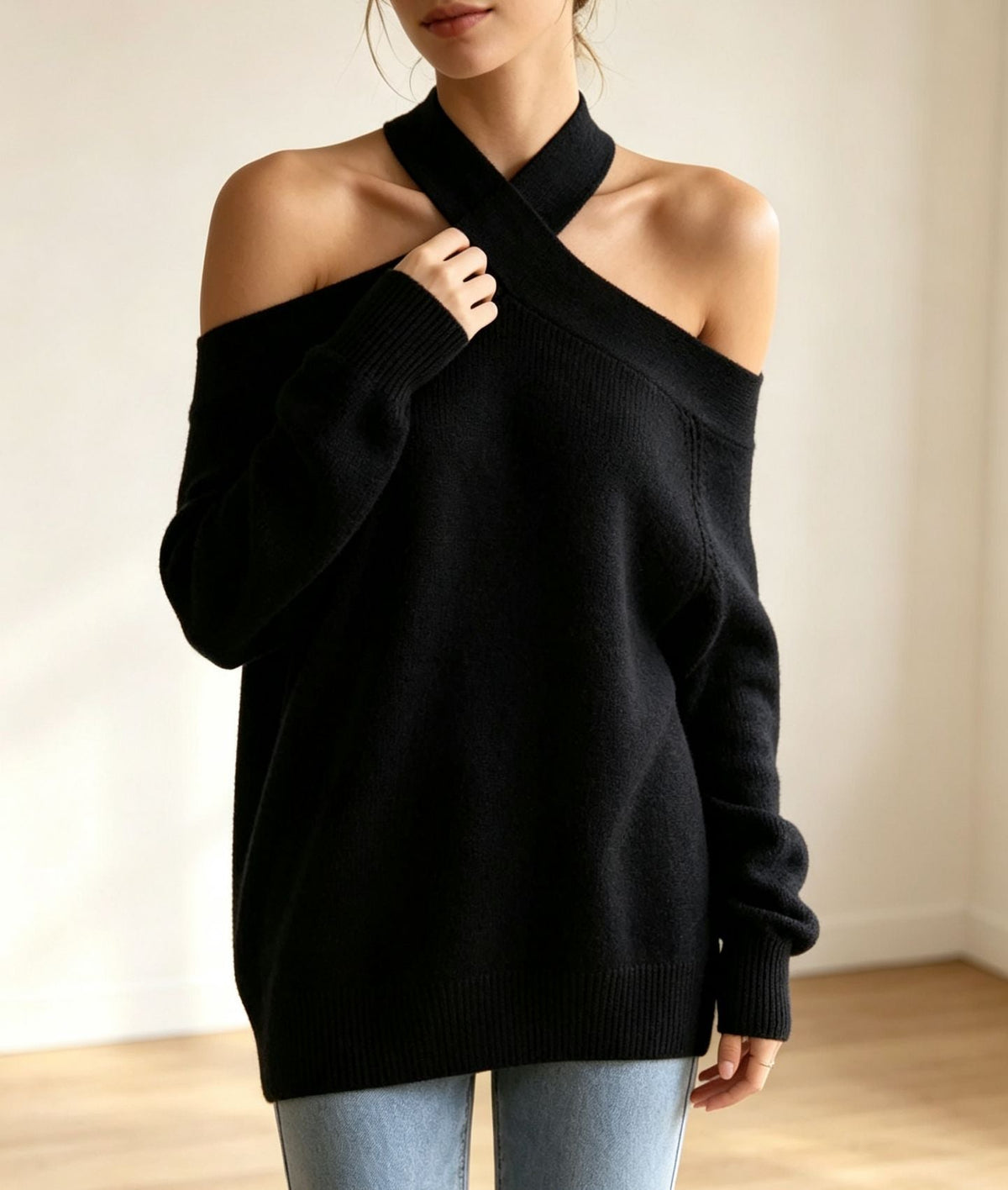 The Off-Shoulder Knit | Sizes S to 3XL