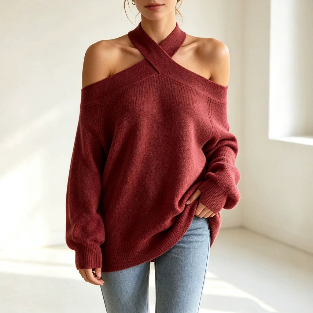 The Off-Shoulder Knit | Sizes S to 3XL