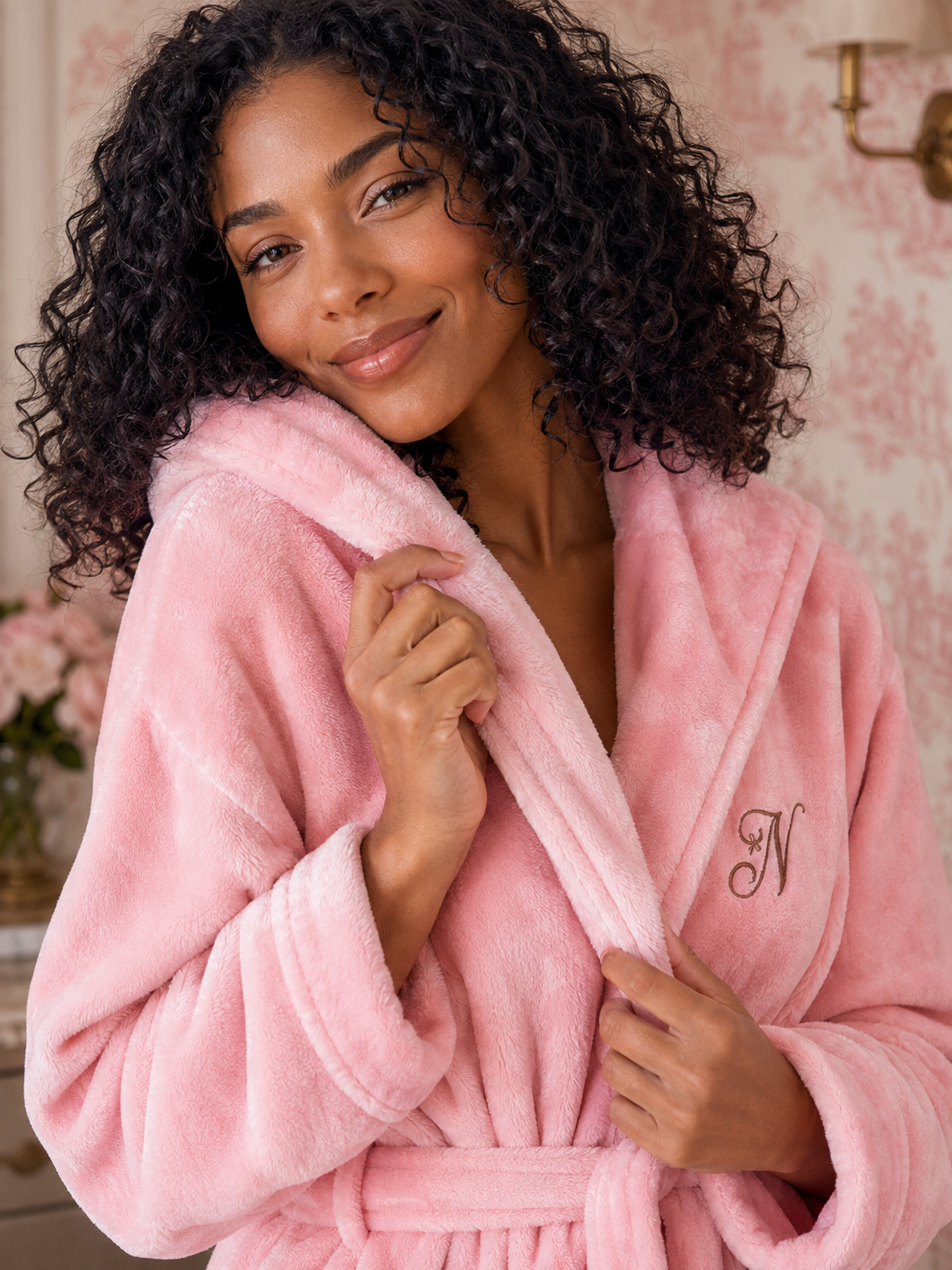 The Hooded Spa Robe | Plush, Oversized, Wine Red